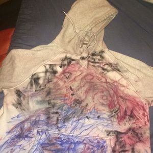 Sweater custom art torn khing saephan